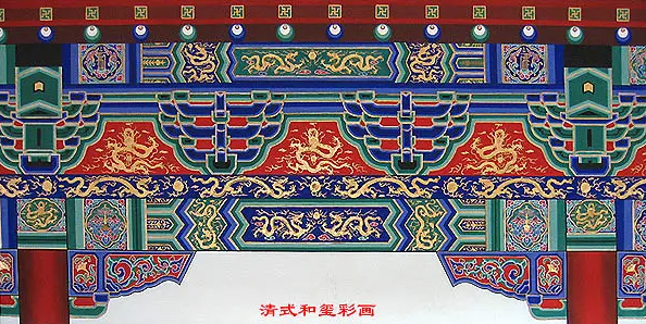 界首中国建筑彩画装饰图案